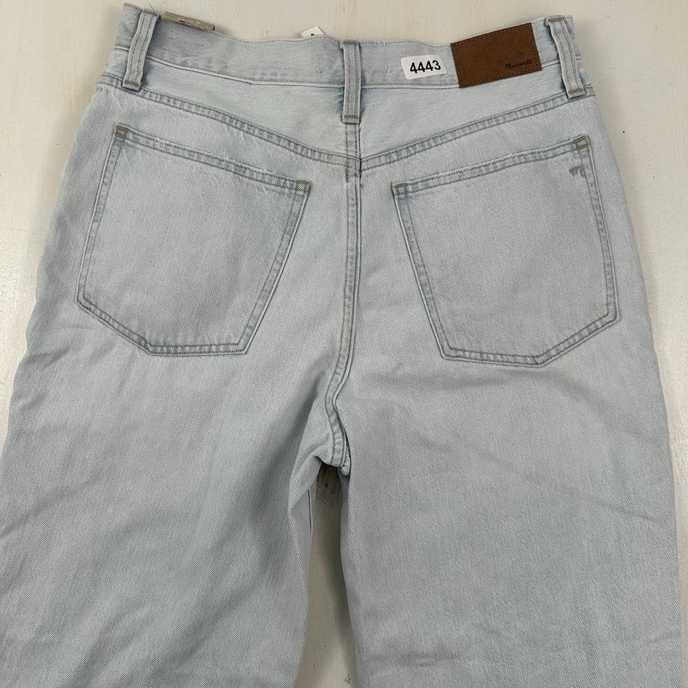 NEW Madewell The Perfect Vintage Straight Jeans Women 29‎ Distressed Light wash